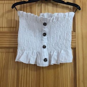 White tube top